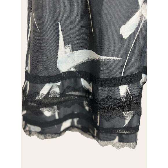 Sachin Babi NOIR Black White Lace Off The Shoulder Cocktail Dress Size 6 - Picture 14 of 16